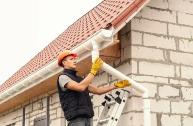 Pose et remplacement de gouttières à Servilly